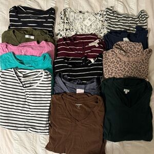 Size Medium maternity shirt bundle.